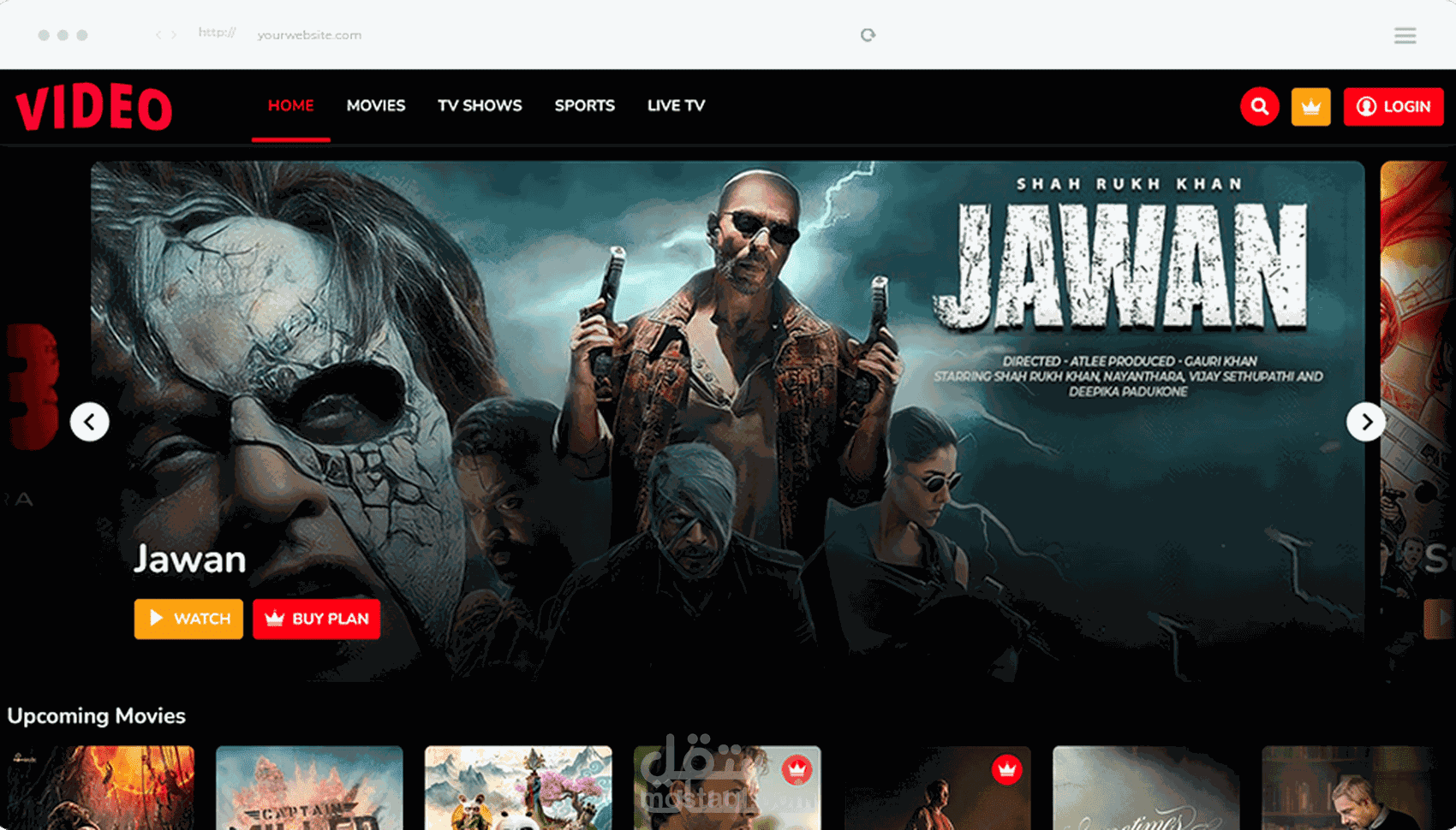 سانشأ لك موقع خاص بك لرفع الافلام والمسلسلات العالمية