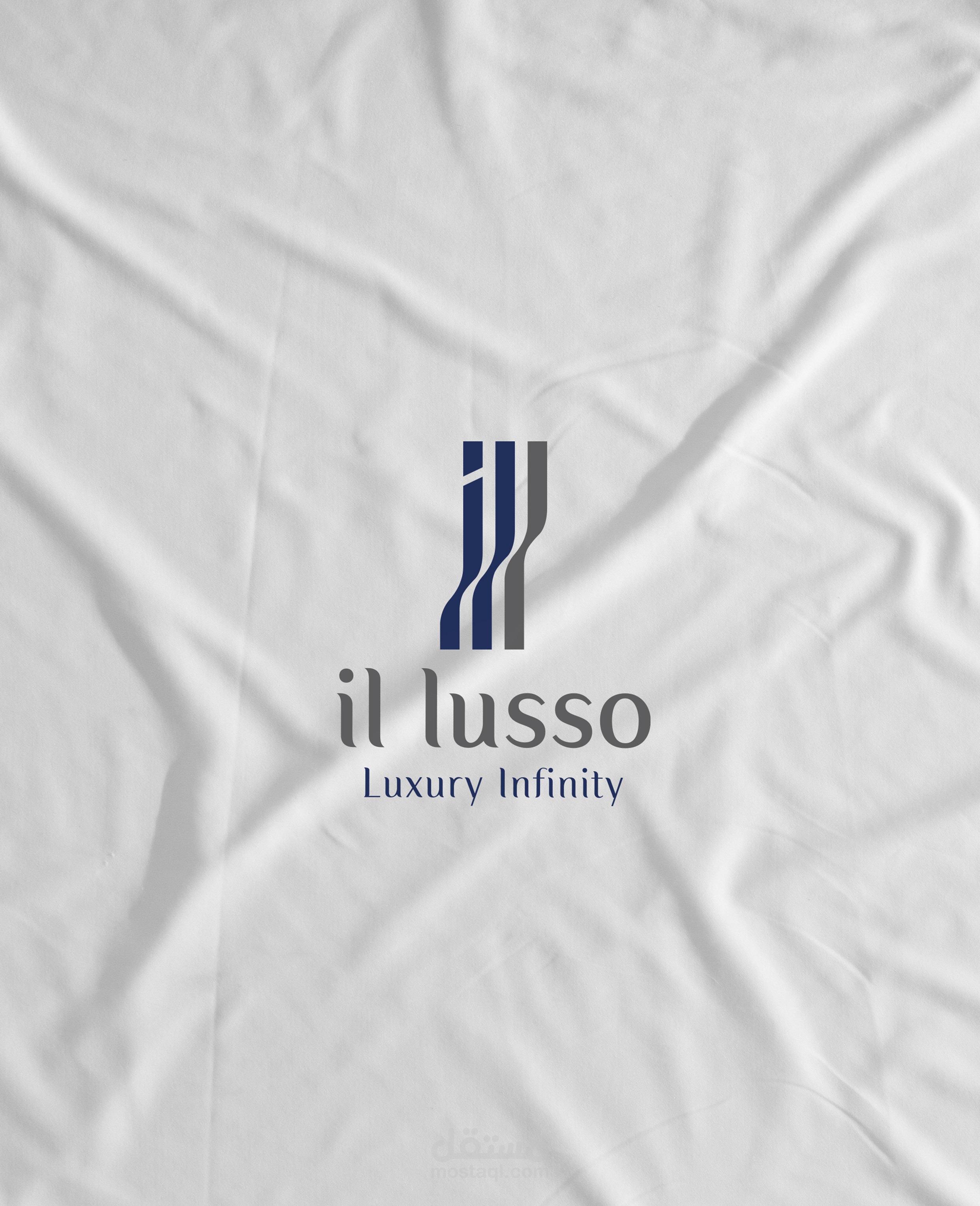 Il lusso logo أقمشة