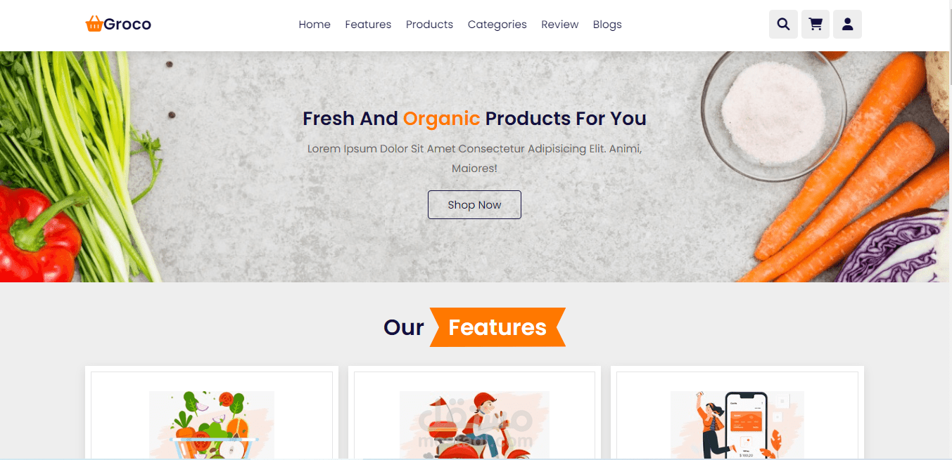 تصميم موقع ويب (Front End)