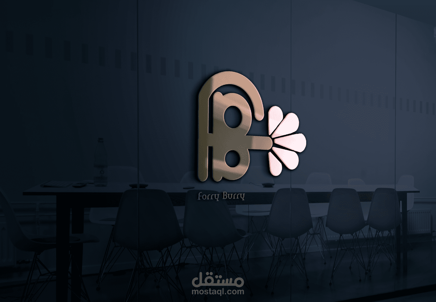 تصميم لوجو انيق لمتجر زهور
