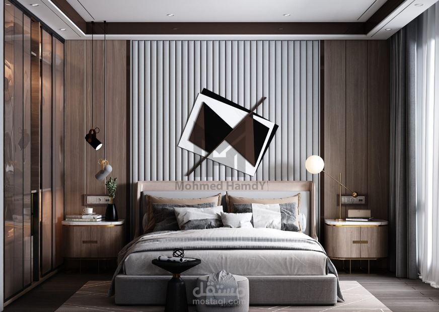 احد اعمالي غرفة نوم مودرن