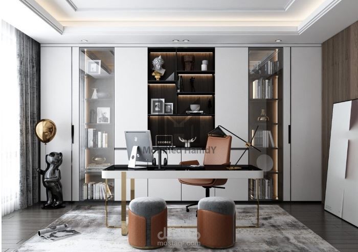 تصميمي لمكتب بالعاصمه الادارية الجديدة