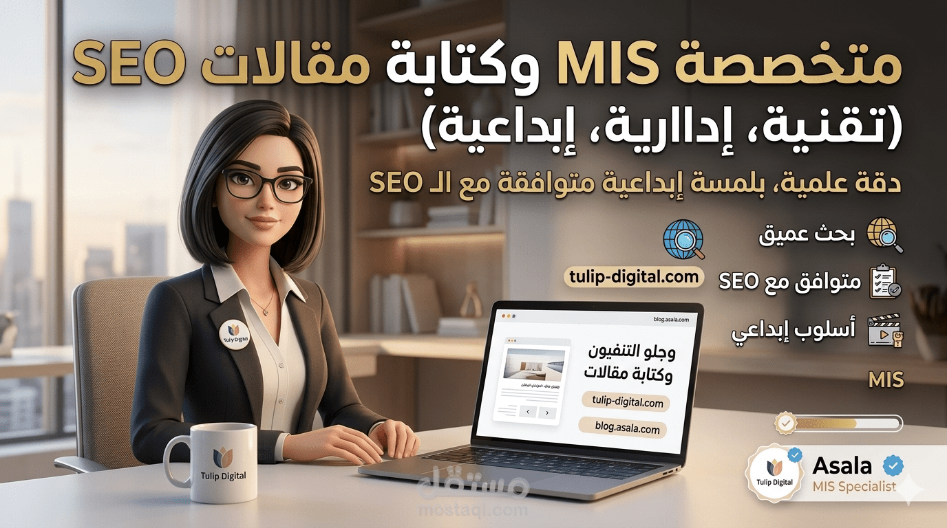 كتابة مقالات احترافية متوافقة مع الـ SEO (تقنية، إدارية، وإبداعية)