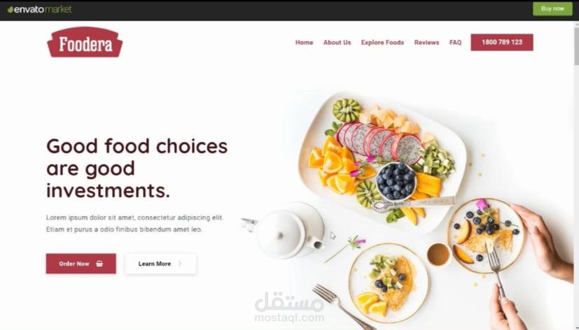 foodera restaurant website