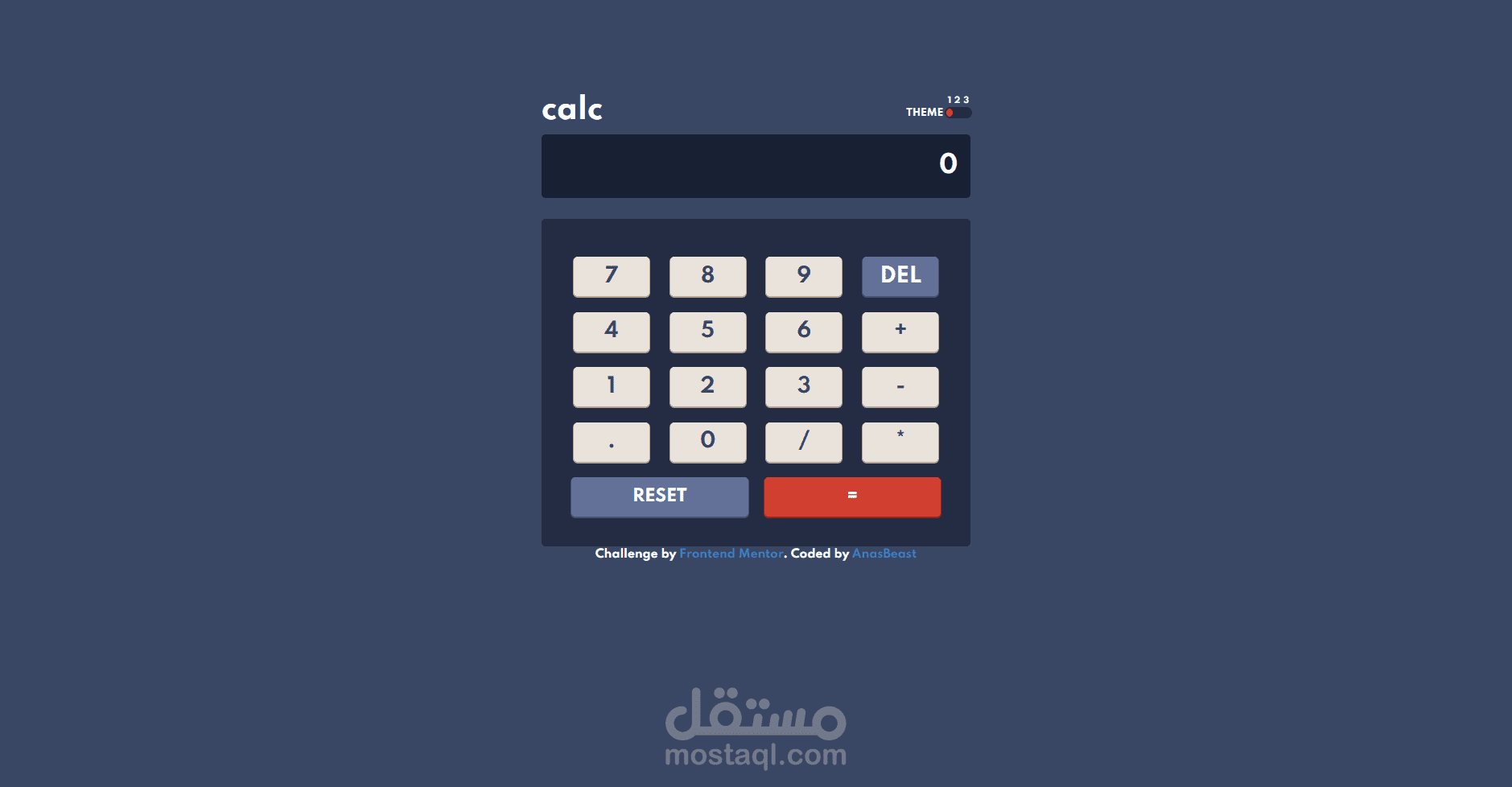 تصميم و إنشاء مشروع تخرج تلميذ (Calculator App)