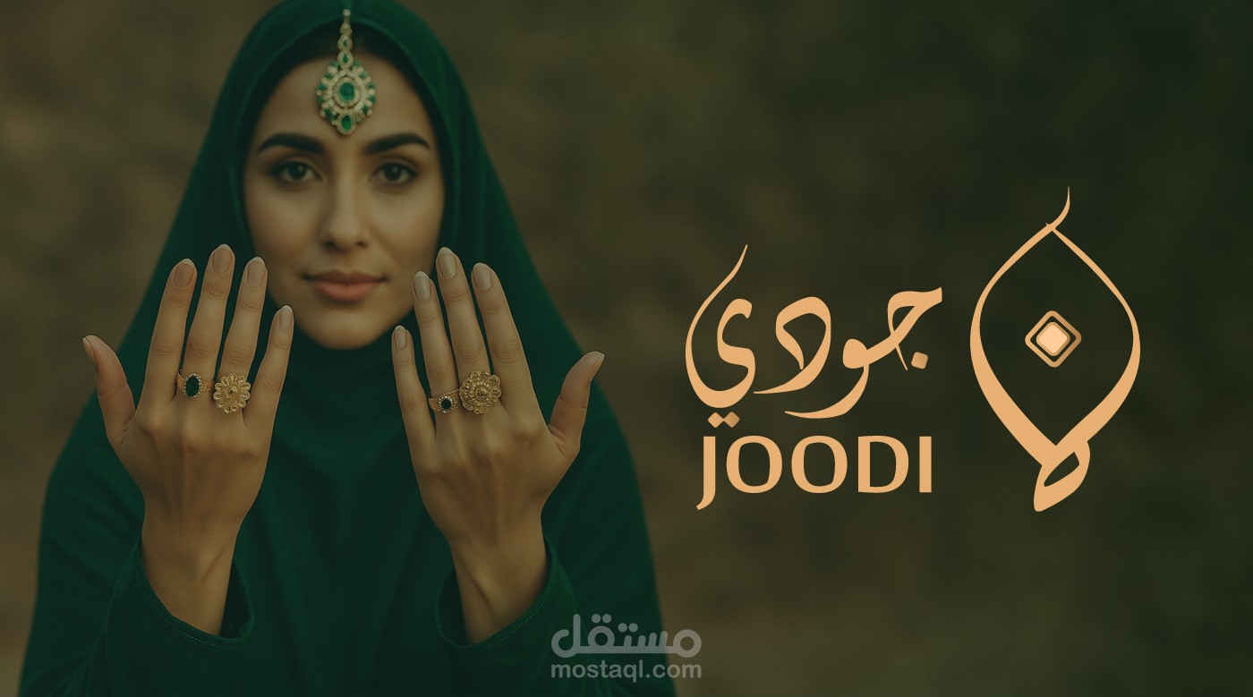 تصميم هوية بصرية لمتجر جودي للإكسسوارات