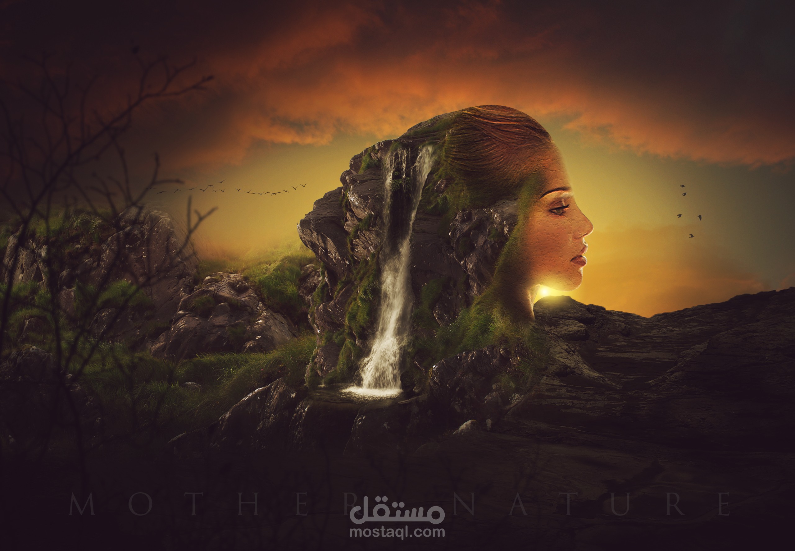 Mother Nature | الطبيعة الأم (Video SpeedArt)