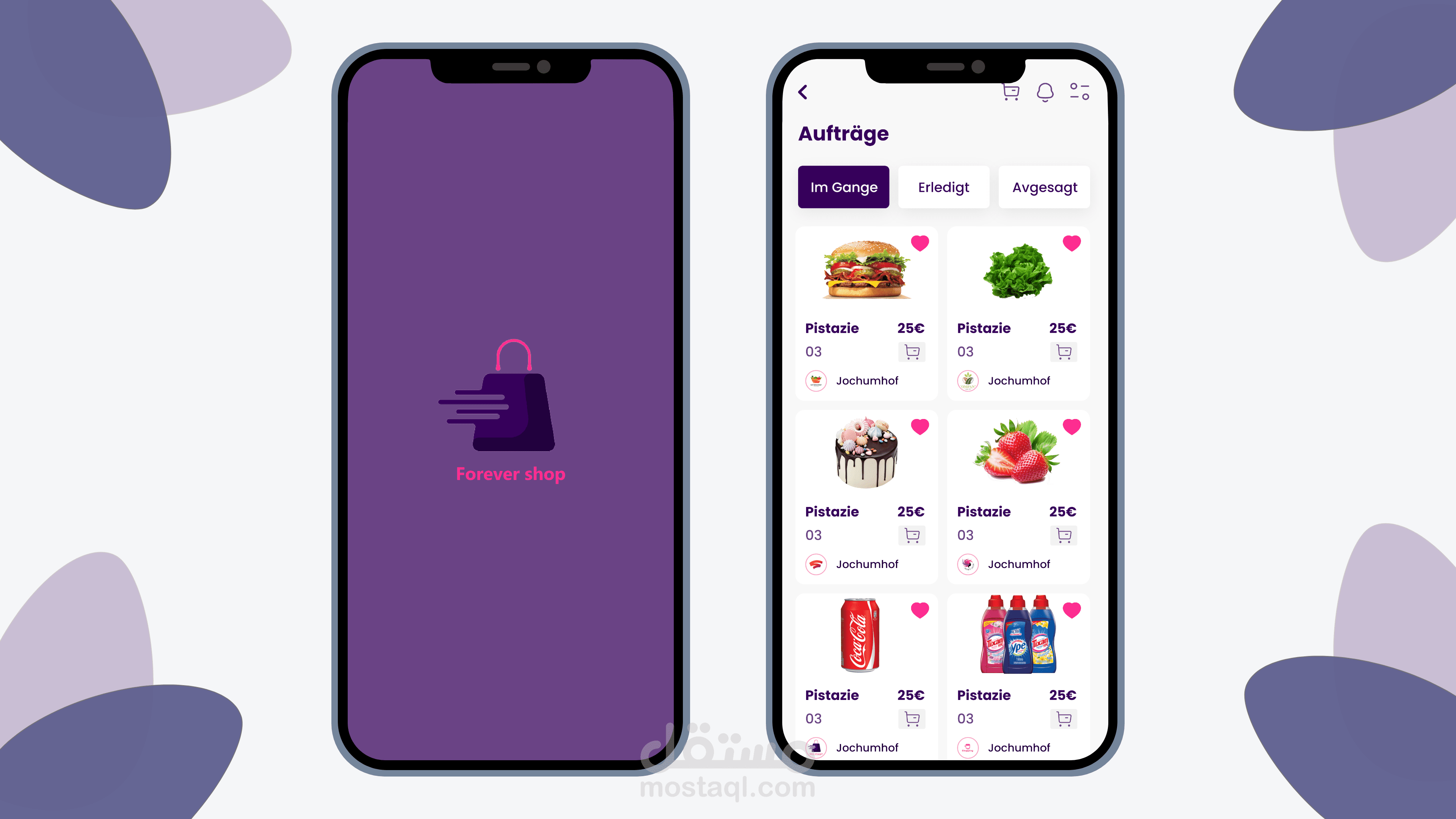 Forever shop (Ecommerce app)