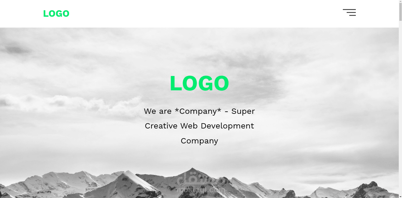 Simple Website Template