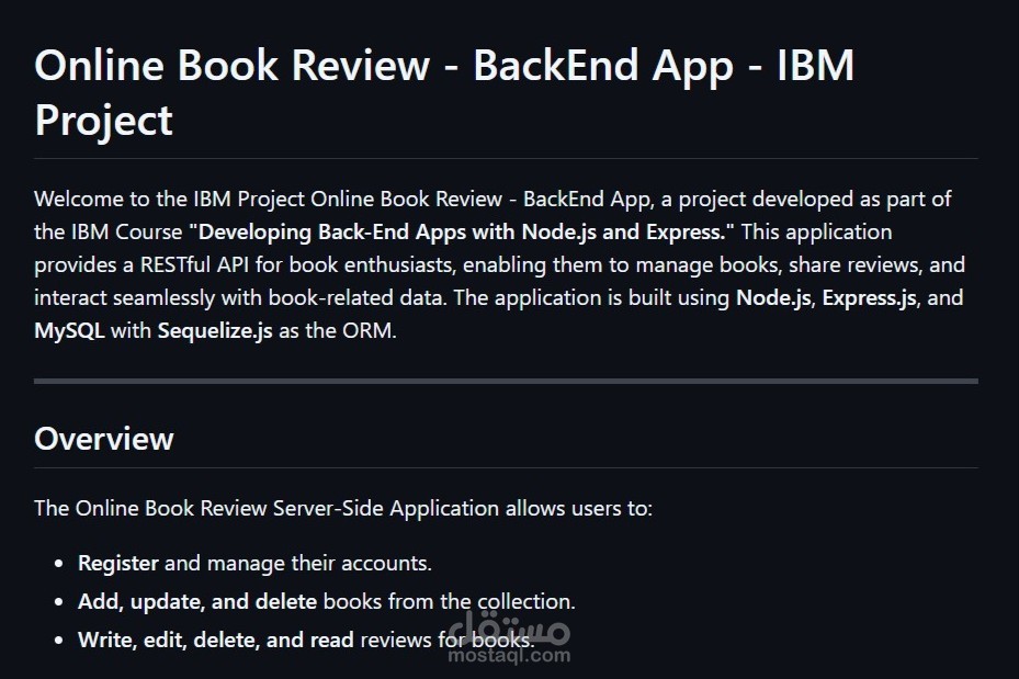 Online Book Review System — نظام تقييم الكتب