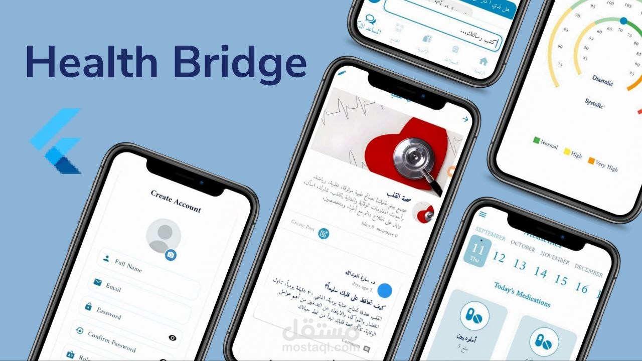 Health Bridge: منصة طبية ذكية متكاملة للرعاية الصحية الحديثة