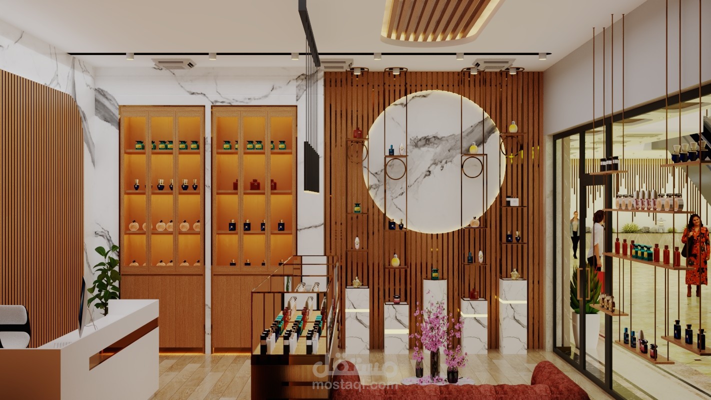 تصميم محل عطور