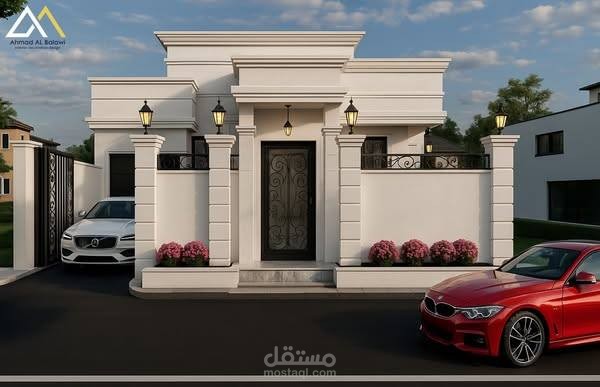 جزء من اعمالنا تصميم  فيلا معاصرة