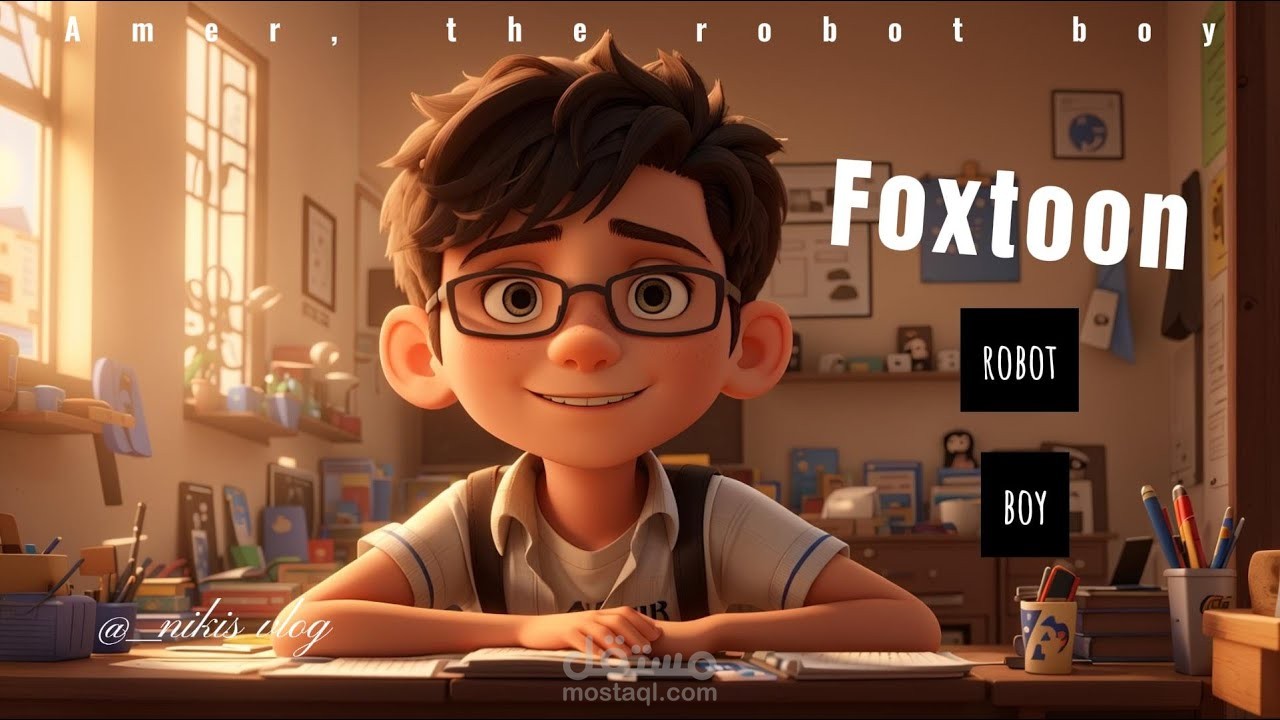 عمل فيلم كرتوني يوتيوب