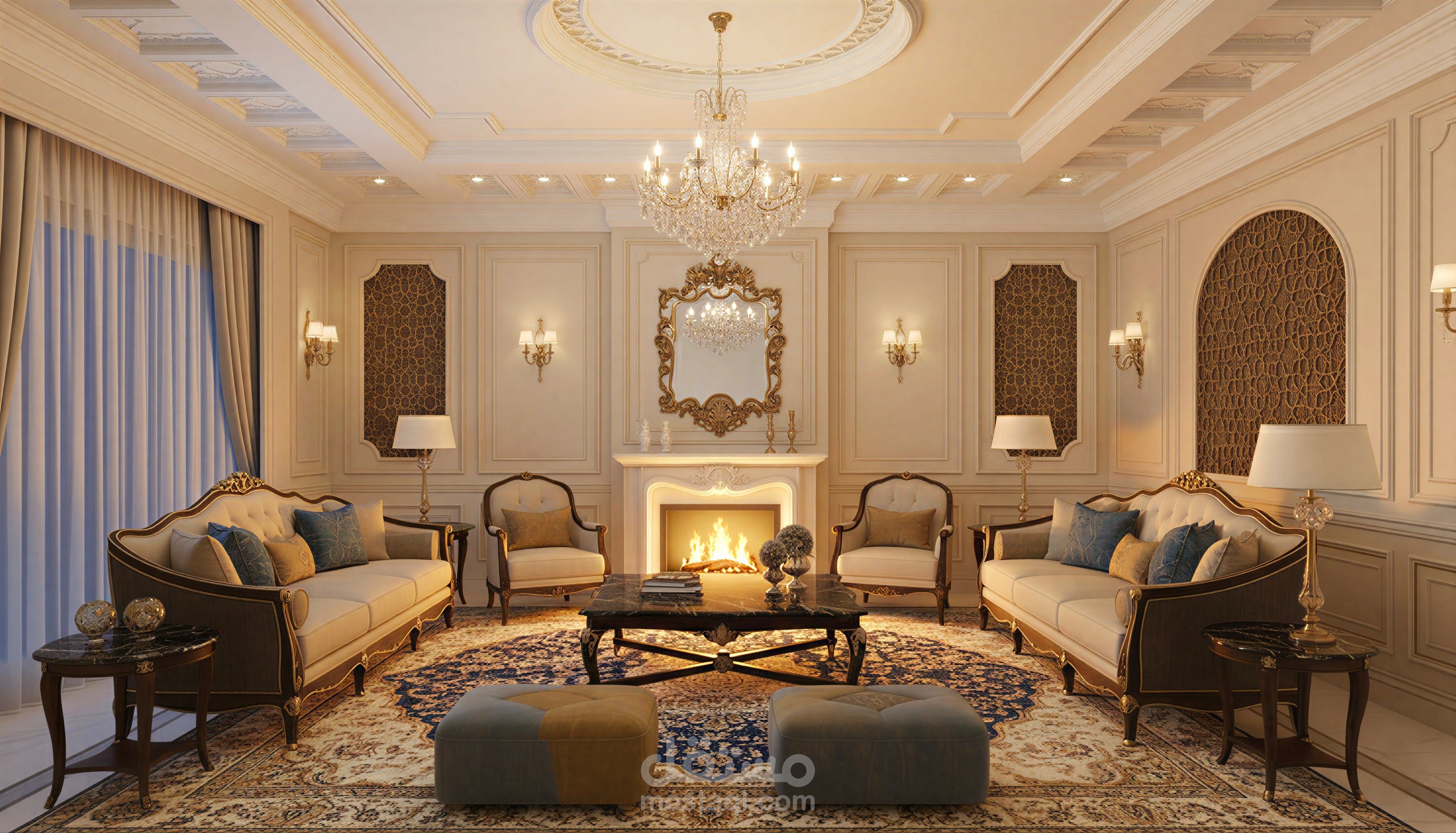 أناقة القصور في مجلسك