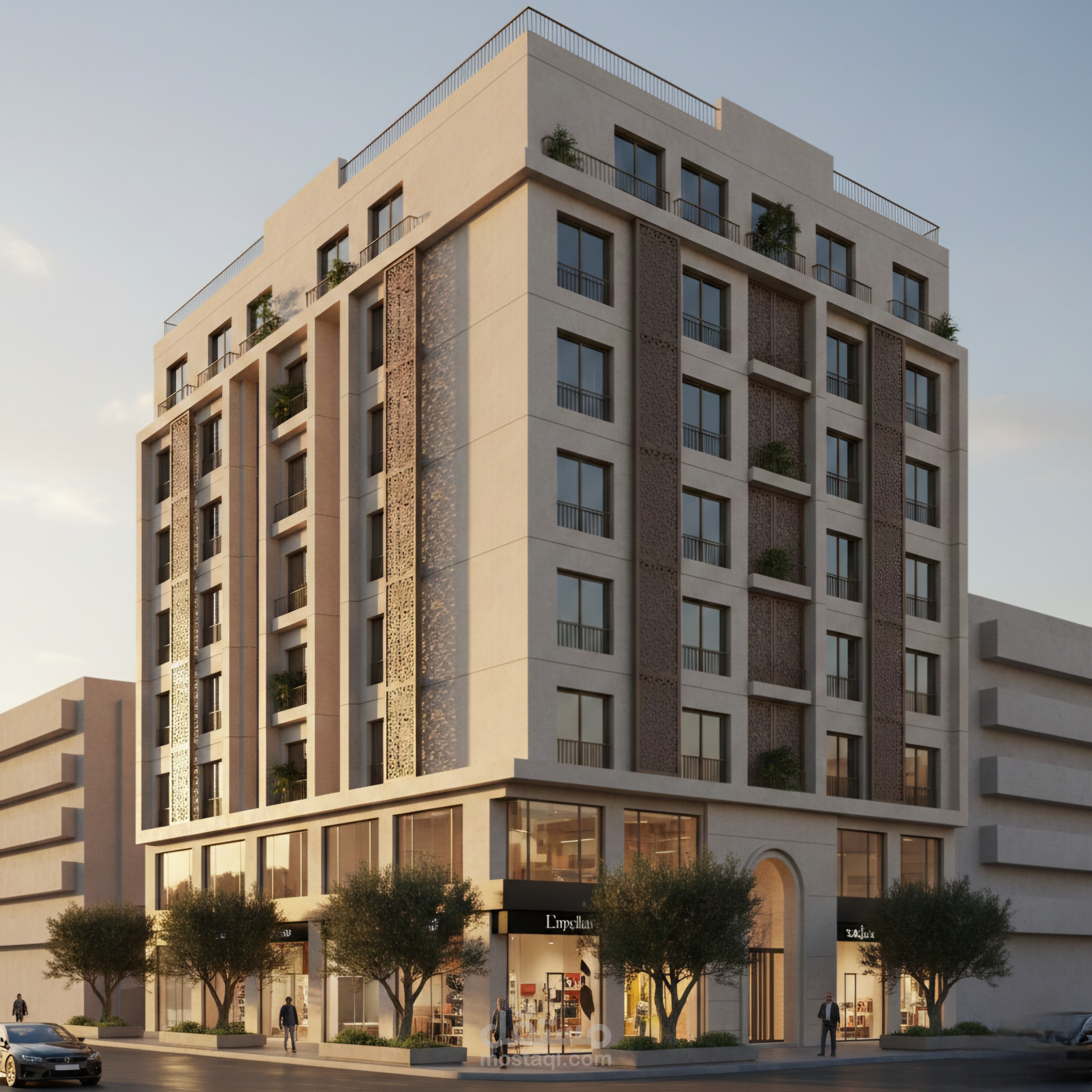 واجهات مودرن نيوكلاسيك | دقة في التصميم وقيمة استثمارية مضافة