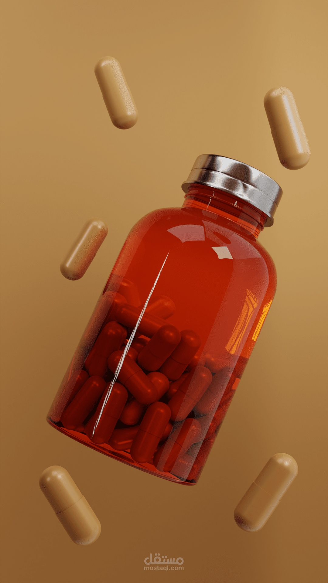 علبة دواء 3D