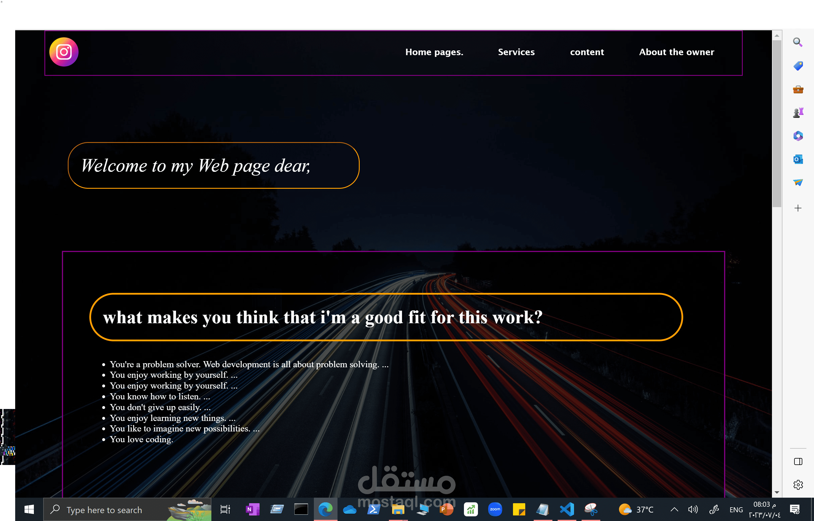 web site graphs & design with html ,  css and some web content management systems