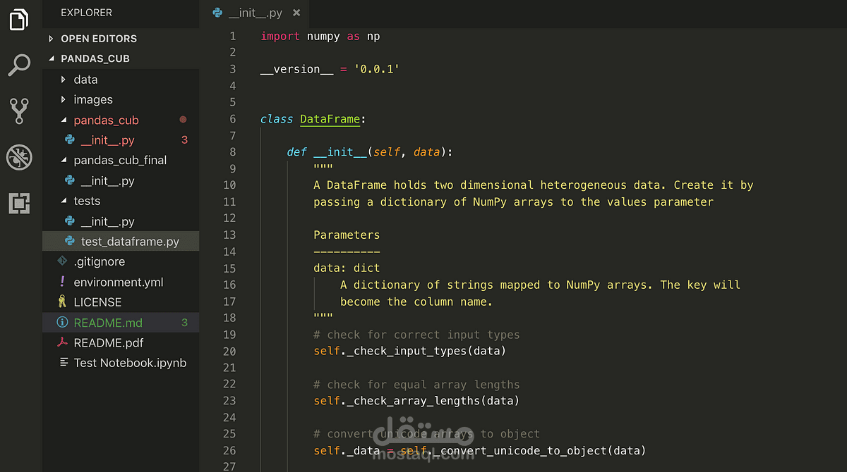 data analysis using pyrhon