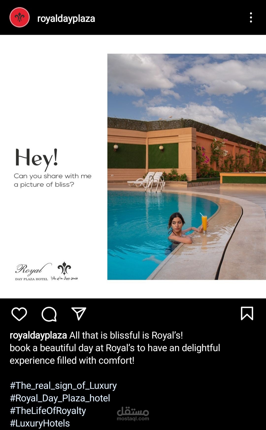 My content work with Royal