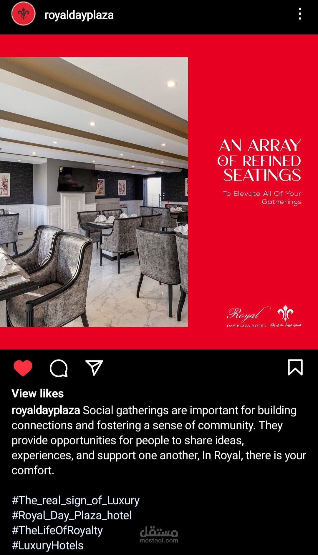 My content work with Royal day plaza