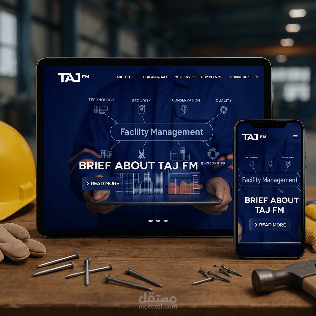 TAJ Landing Page