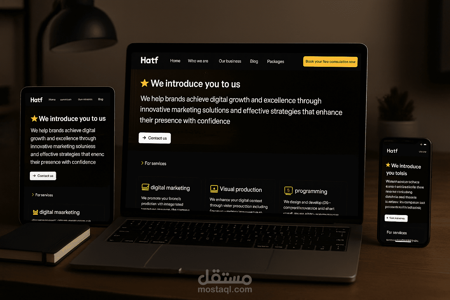 Hatf Landing Page