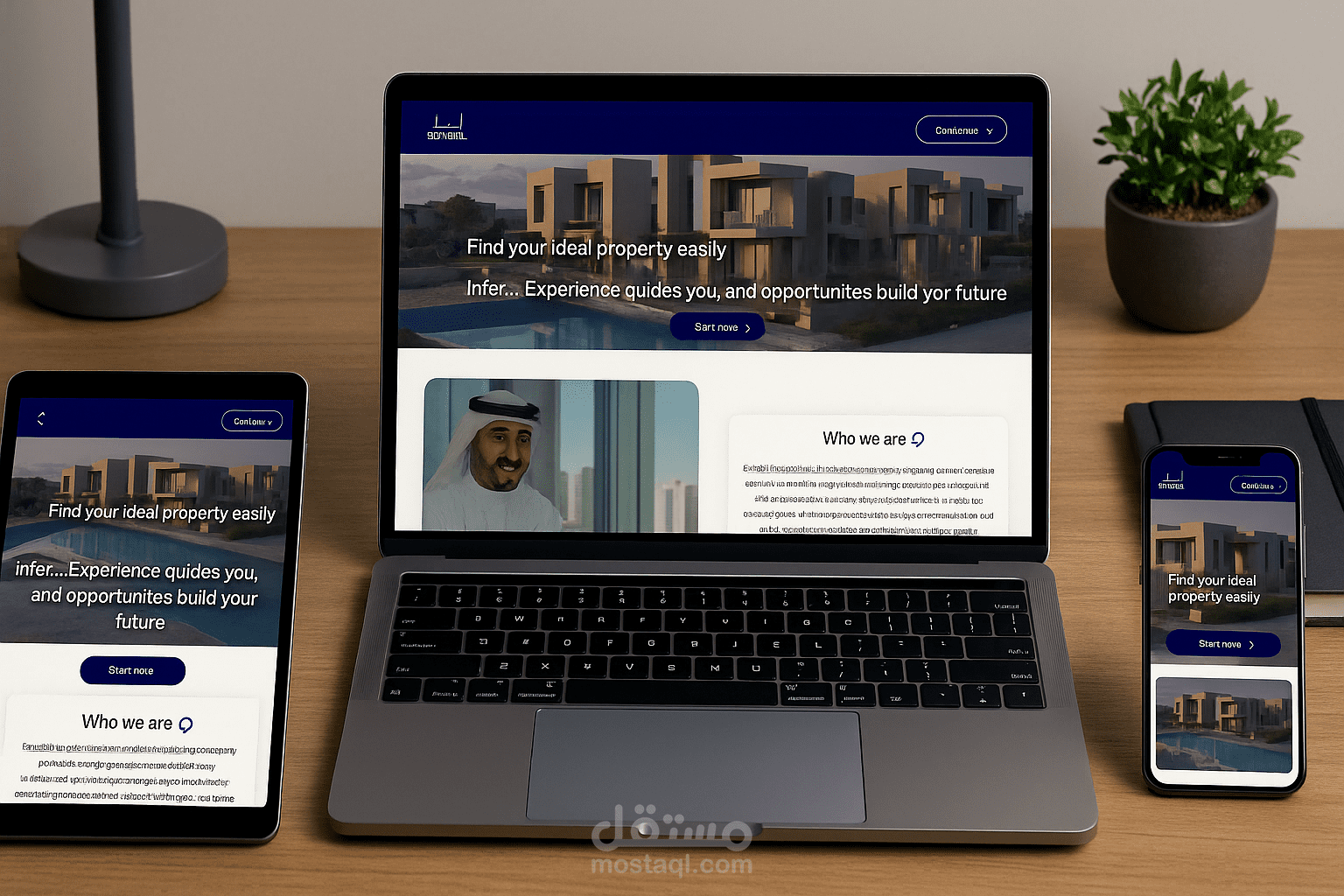Estadel Landing Page