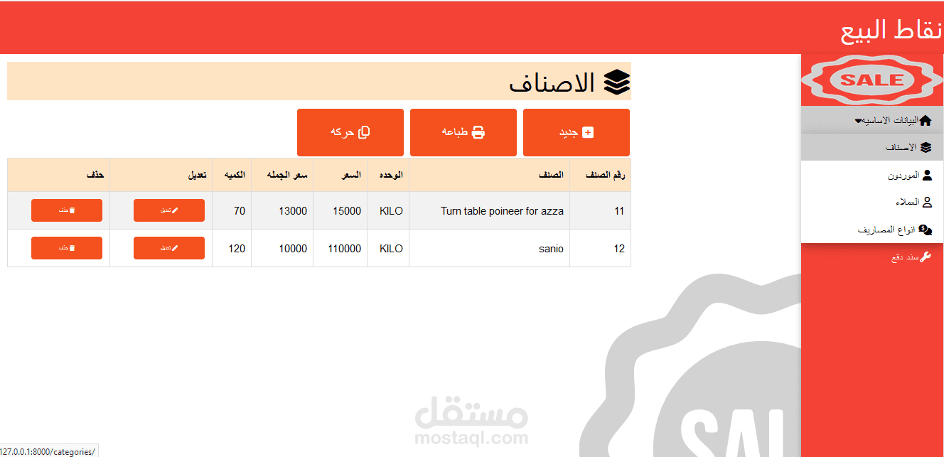 نقاط بيع