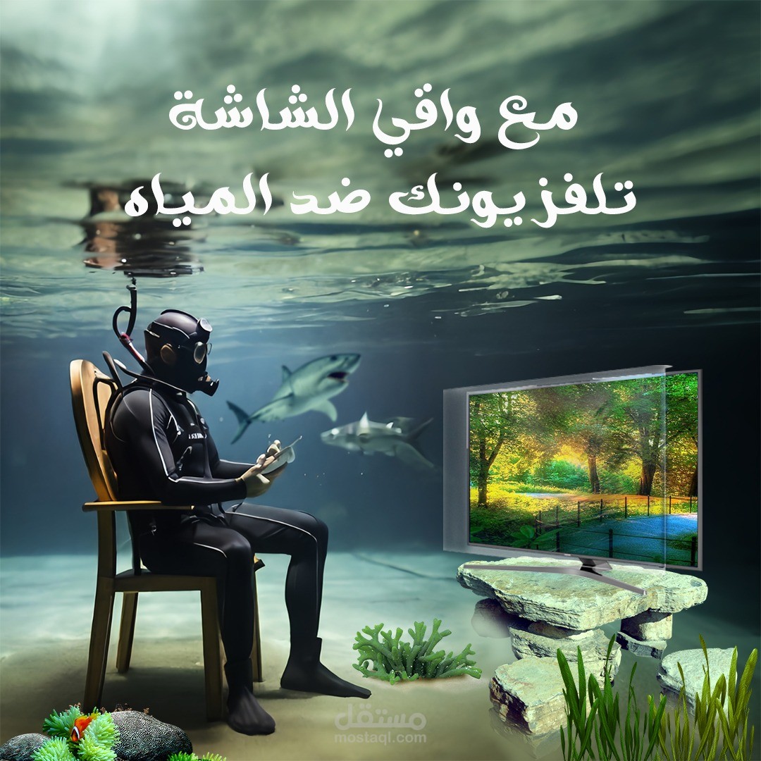 تصميم لمنتج يحمي الشاشة التلفاز
