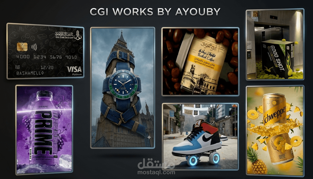 تصاميم و اعلانات 3D