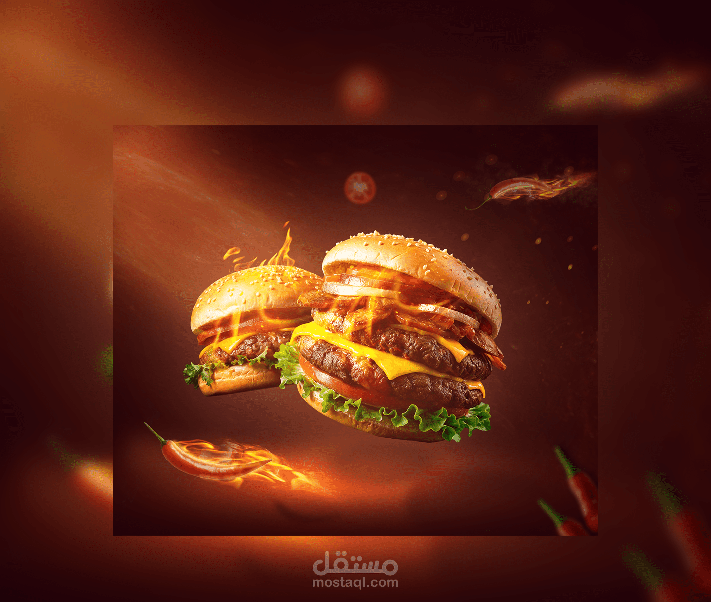 تصاميم برجر ومطاعم
