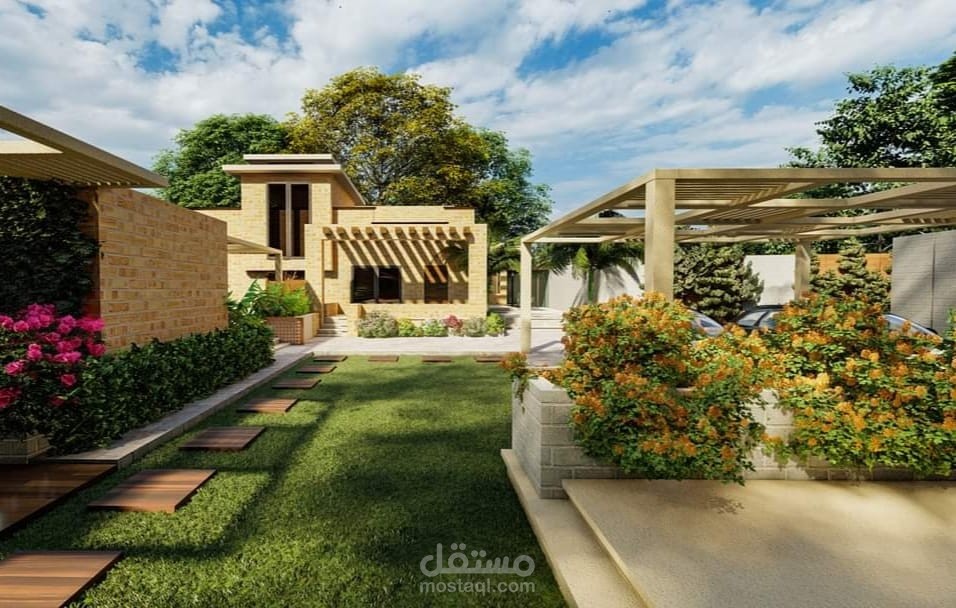 أعمالي في تصميم الحدائق