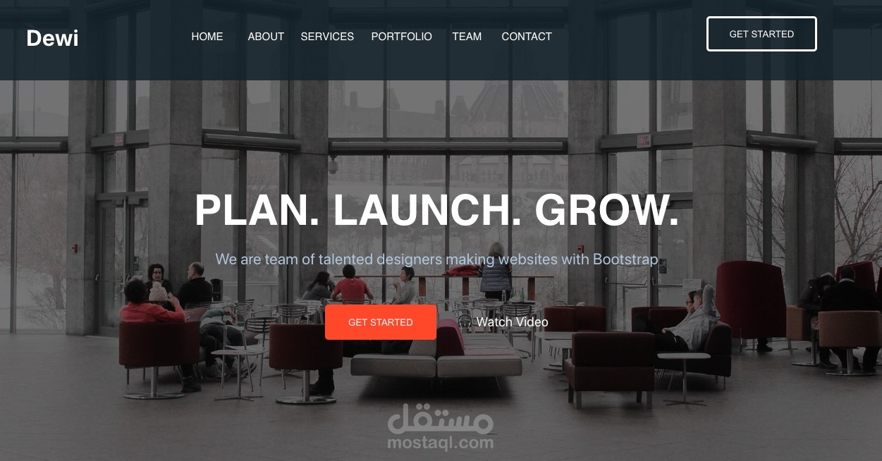 Dewi services website