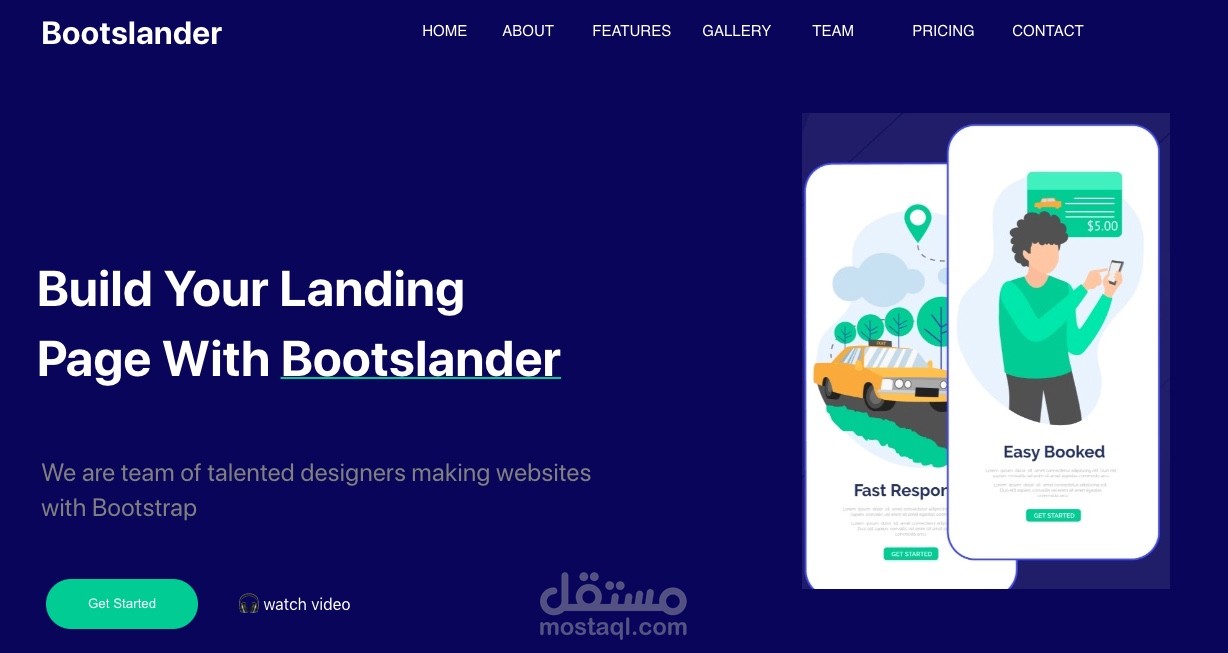 Bootstrap Website design