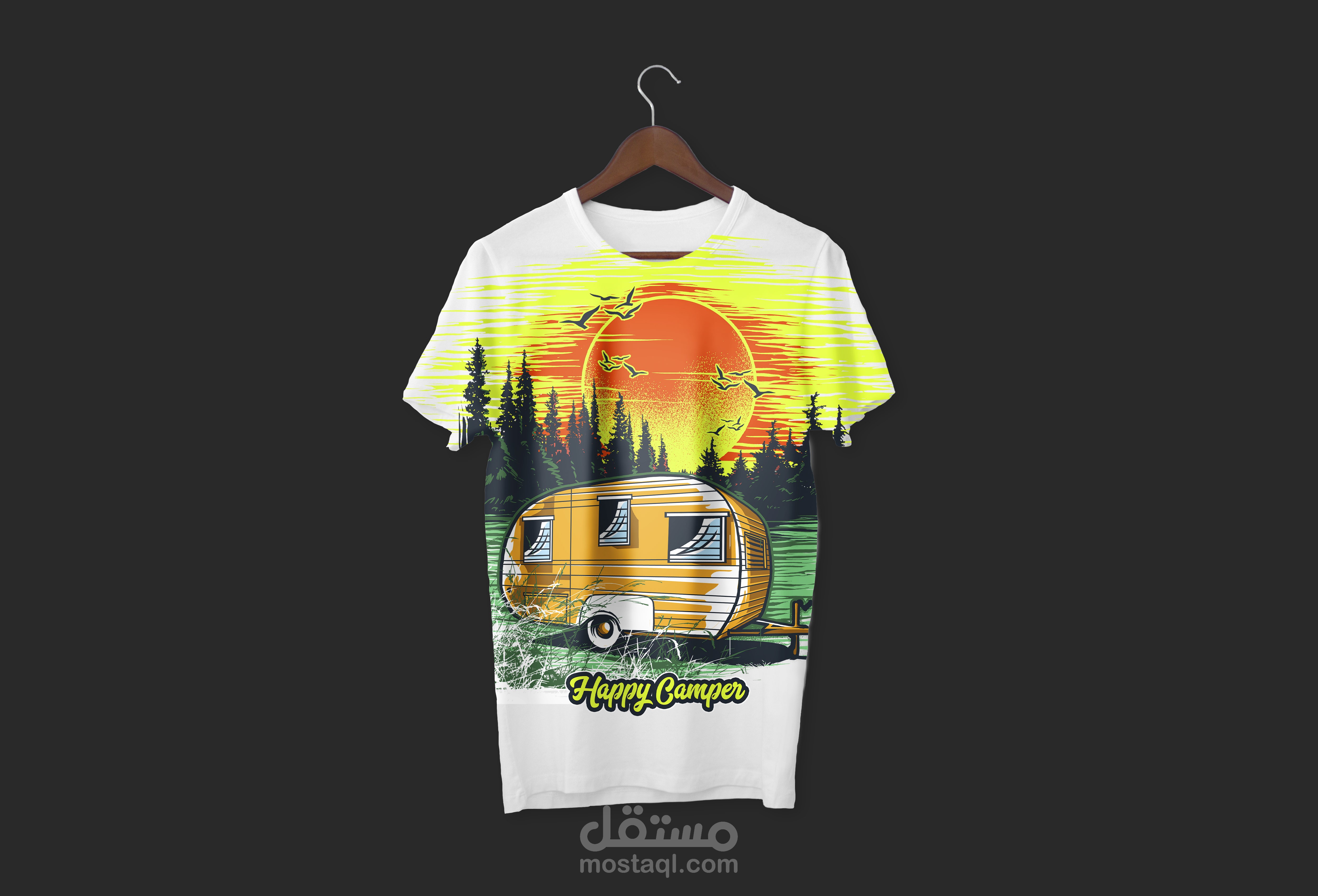 تصميم تيشرتات لبراندات ملابس