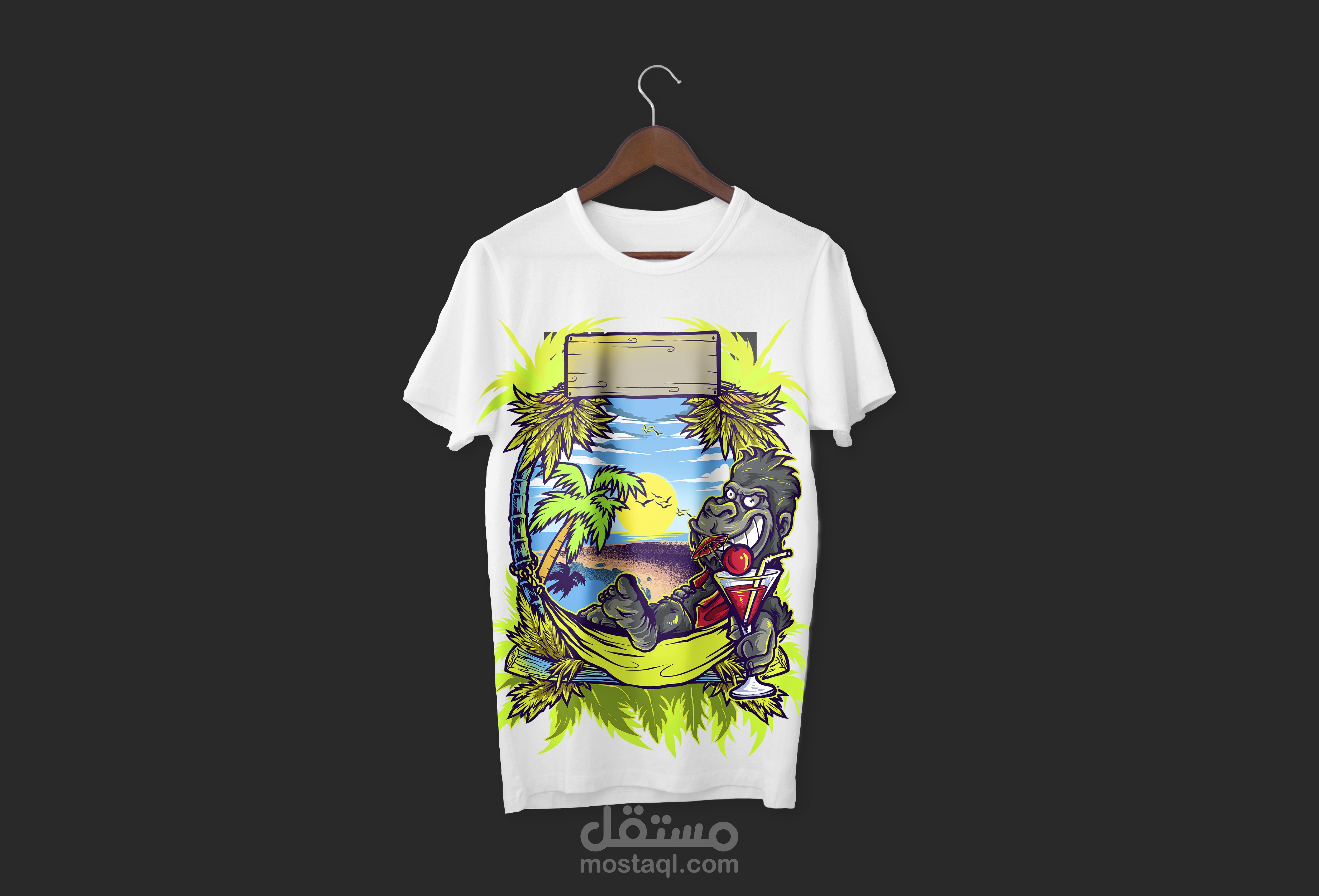 تصميم تيشرت لبراندات ملابس