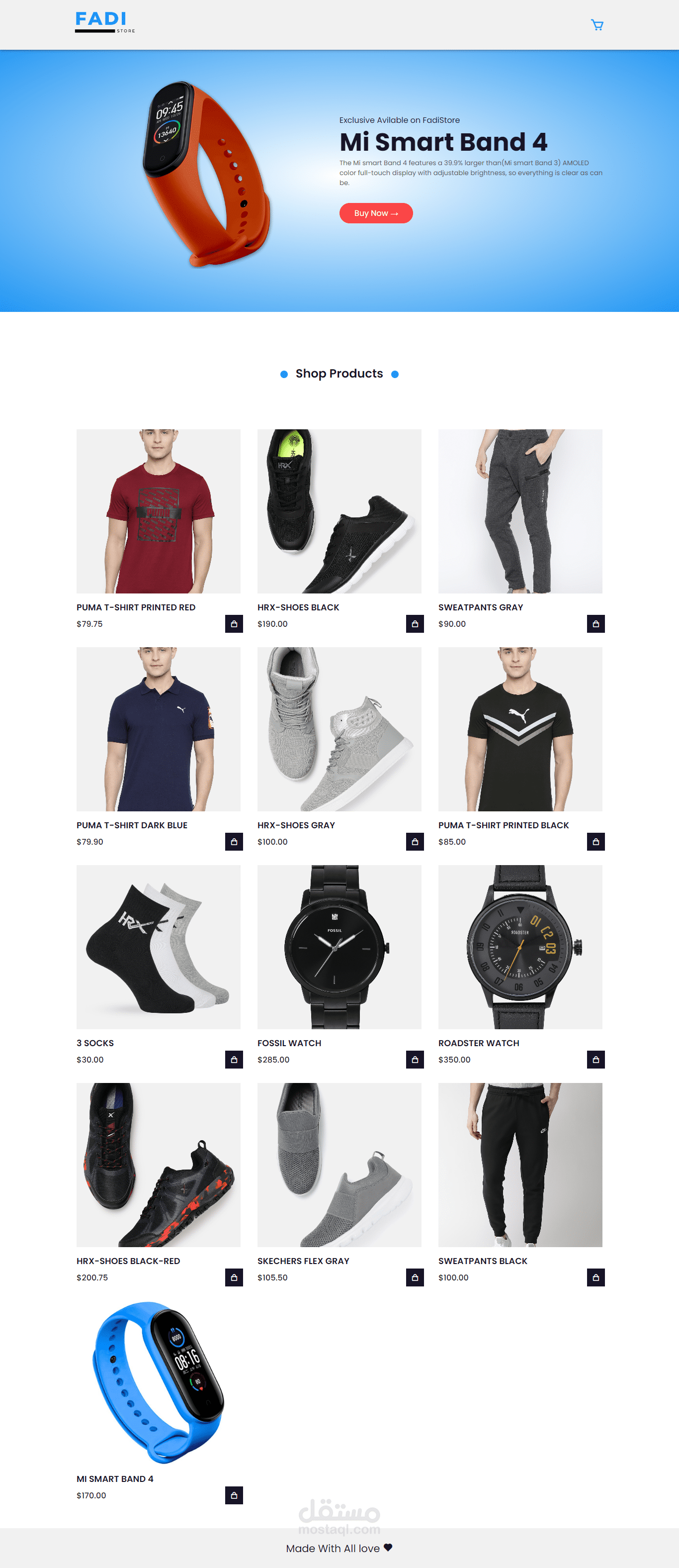 Fadi Store by Java script