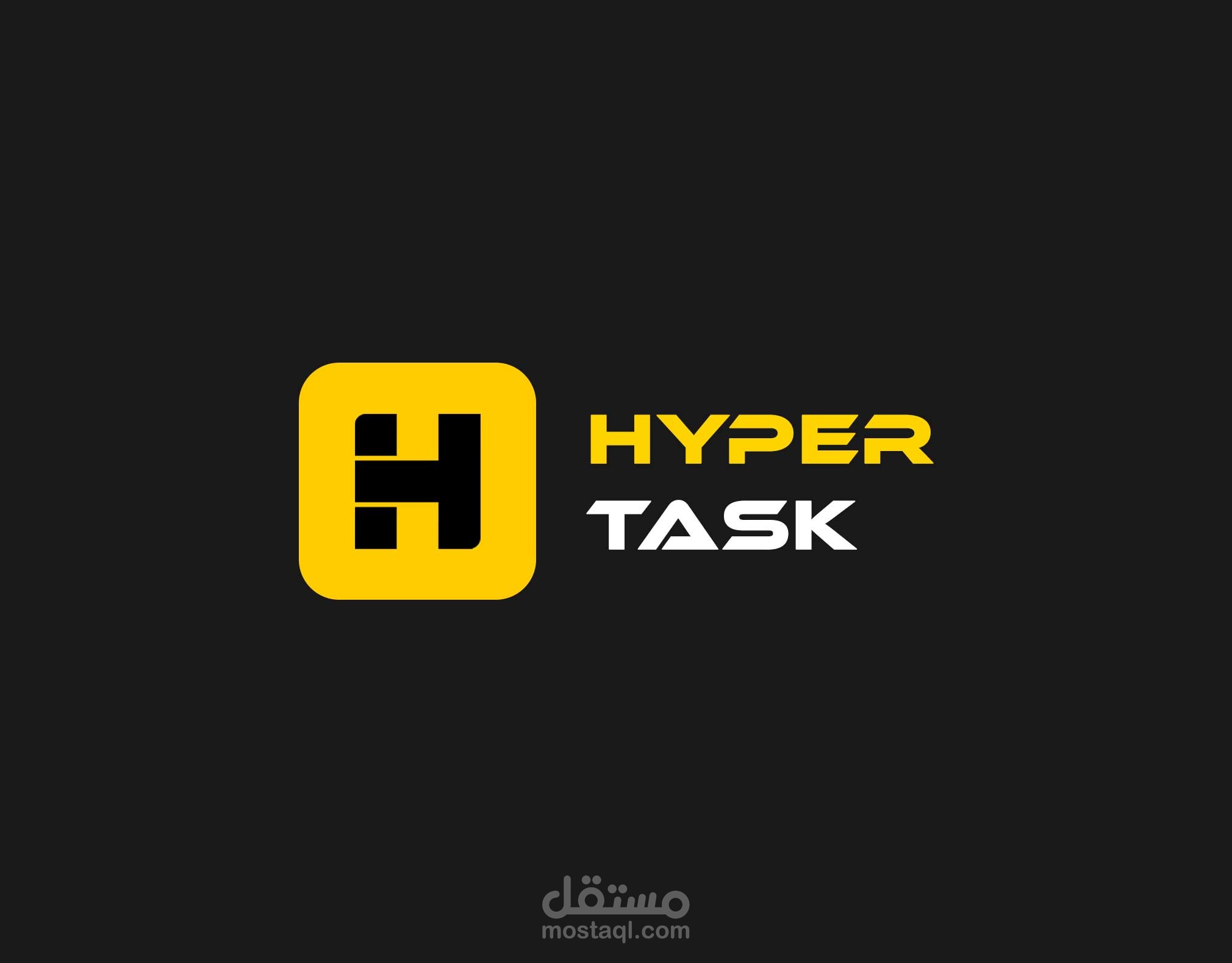 Hyper task app logo design