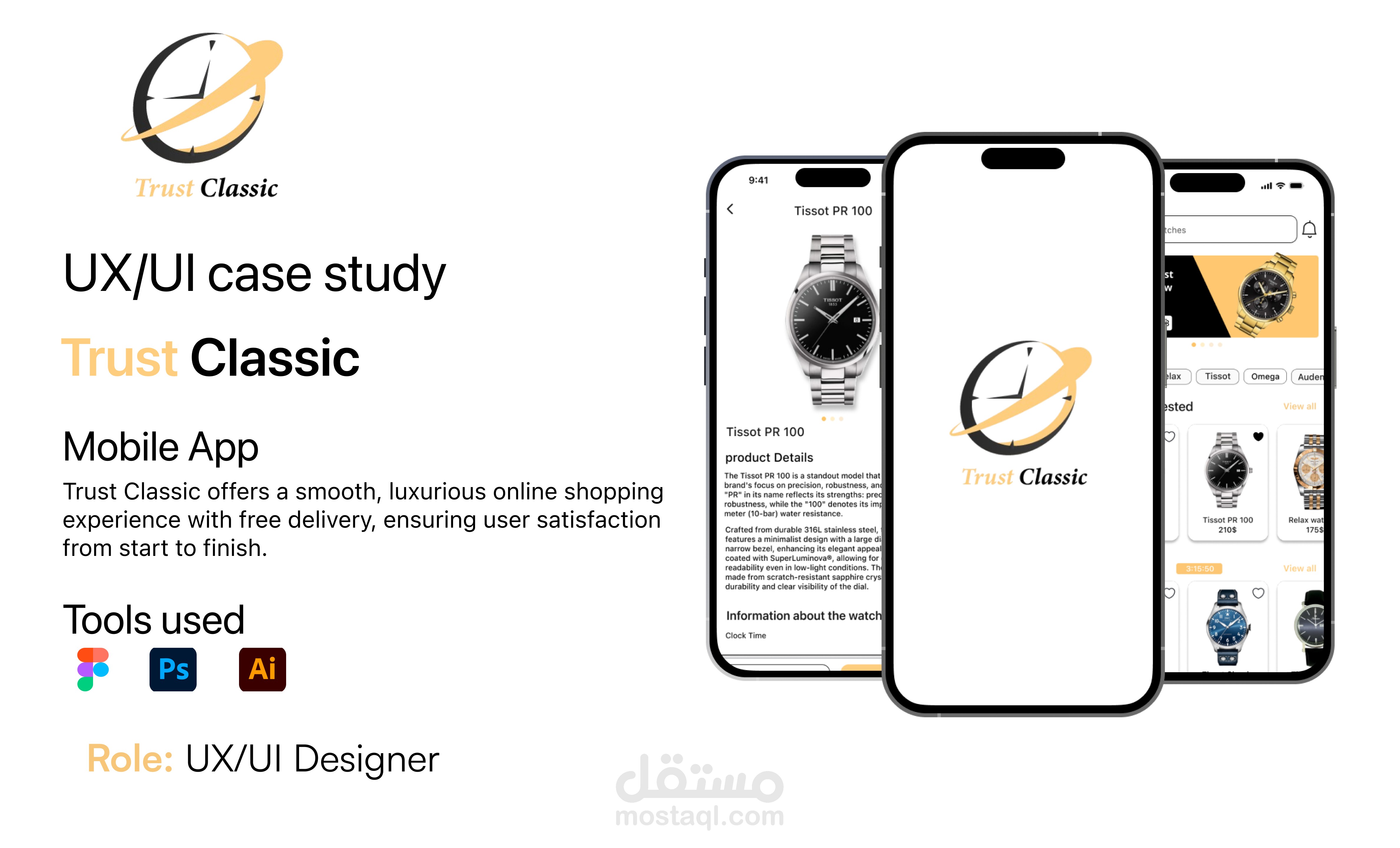 Trust Classic Mobile App — UX/UI Designer