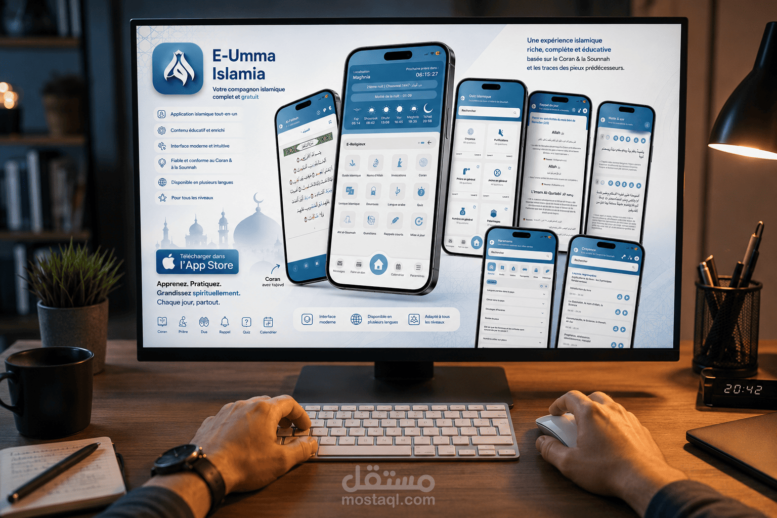 تطبيق E-Uma Islamia (الأمة الإسلامية) - App store
