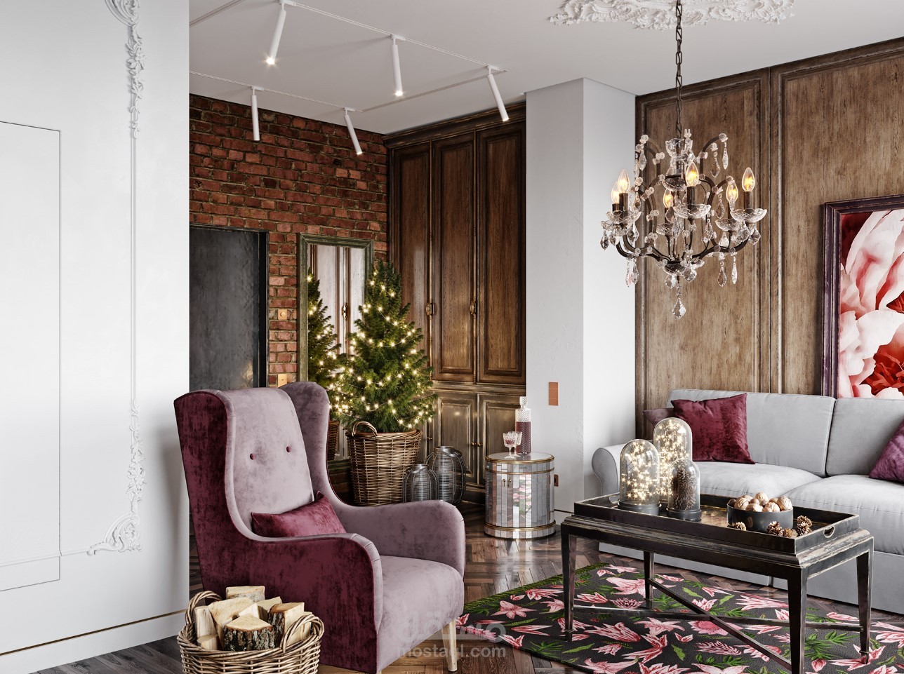 Interior Model House Render