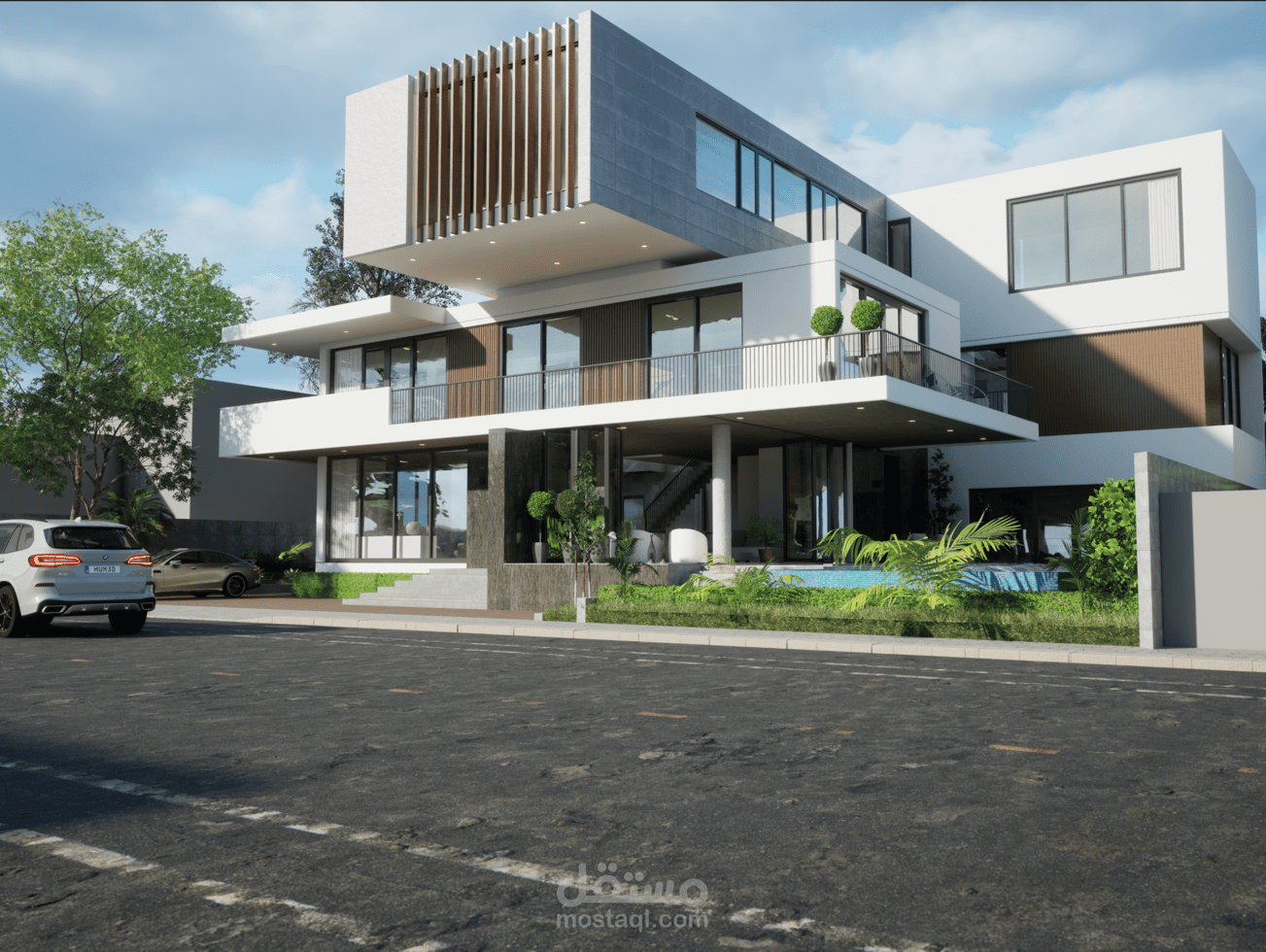 Model Exterior Render