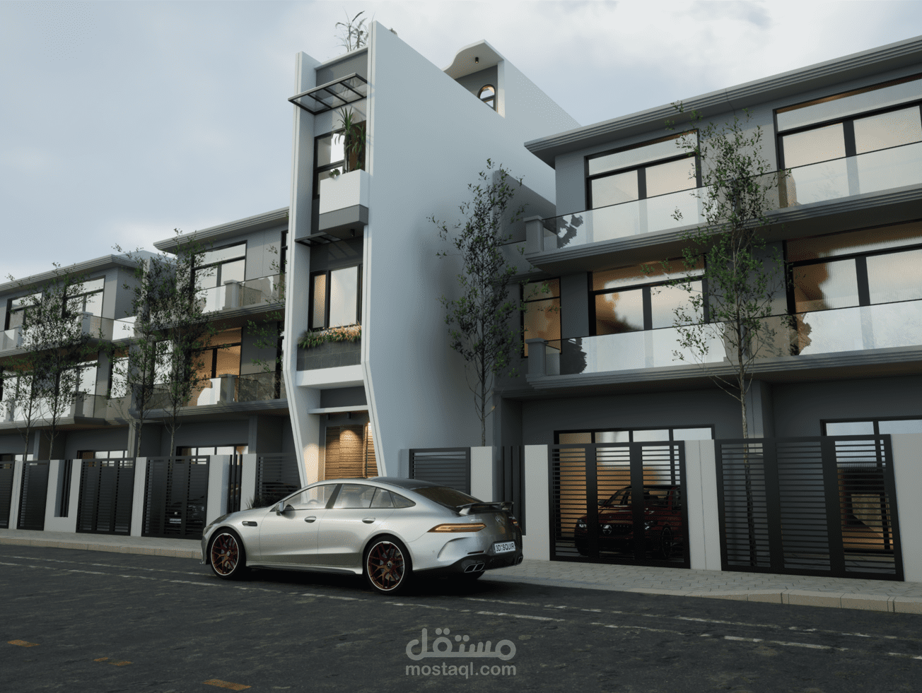 Model Exterior Render