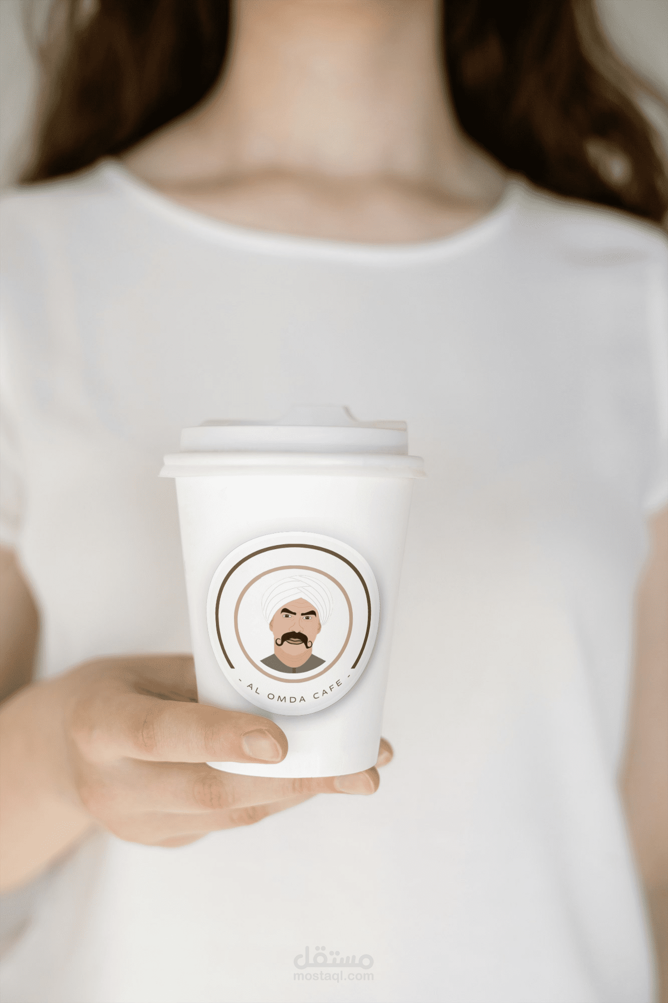 تصميم شعار وهوية بصرية  Al Omda Cafe