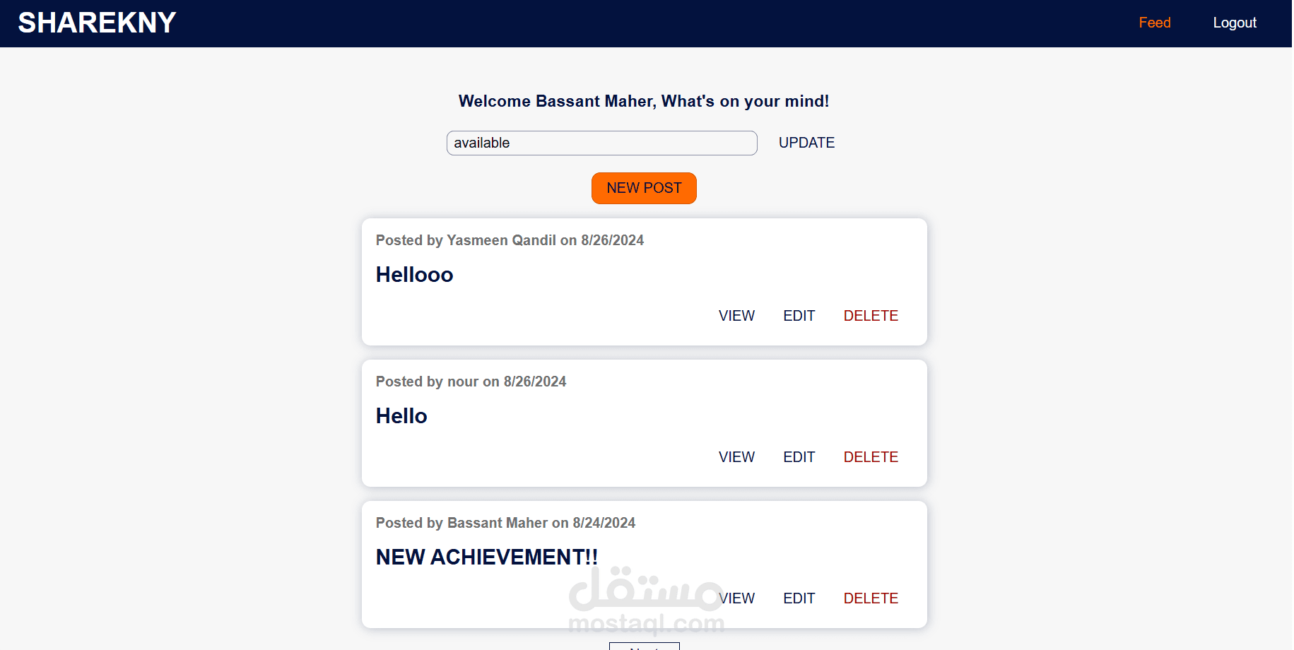 Sharekny - ( real time social networking website)