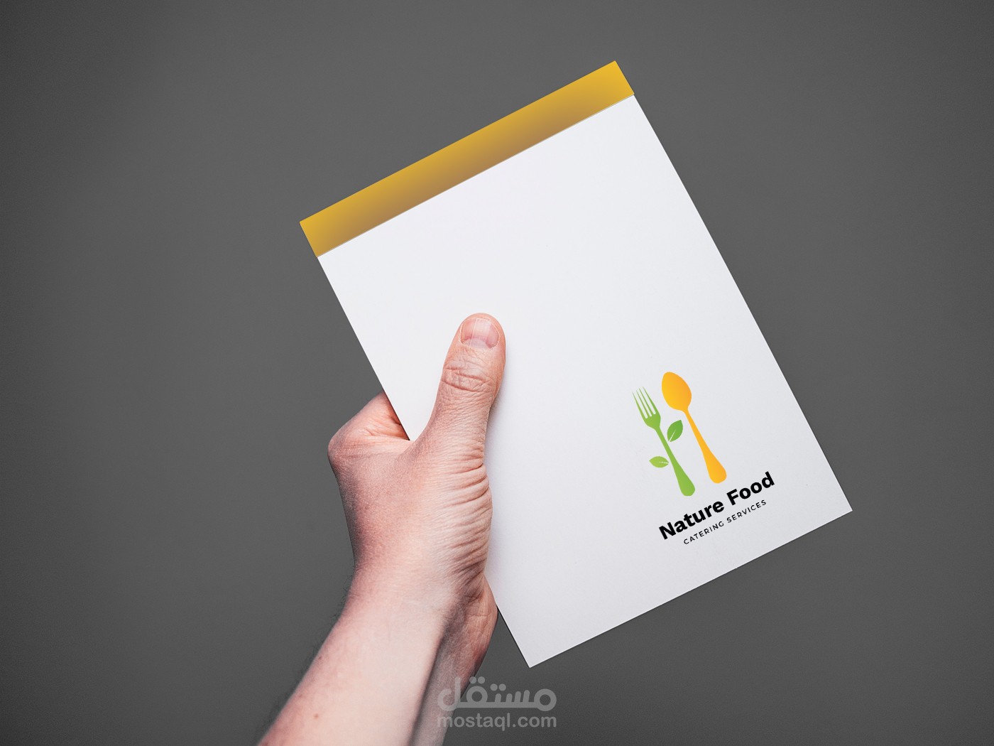 تصميم شعار المطعم Nature Food  وعمل هوية بصرية شعار