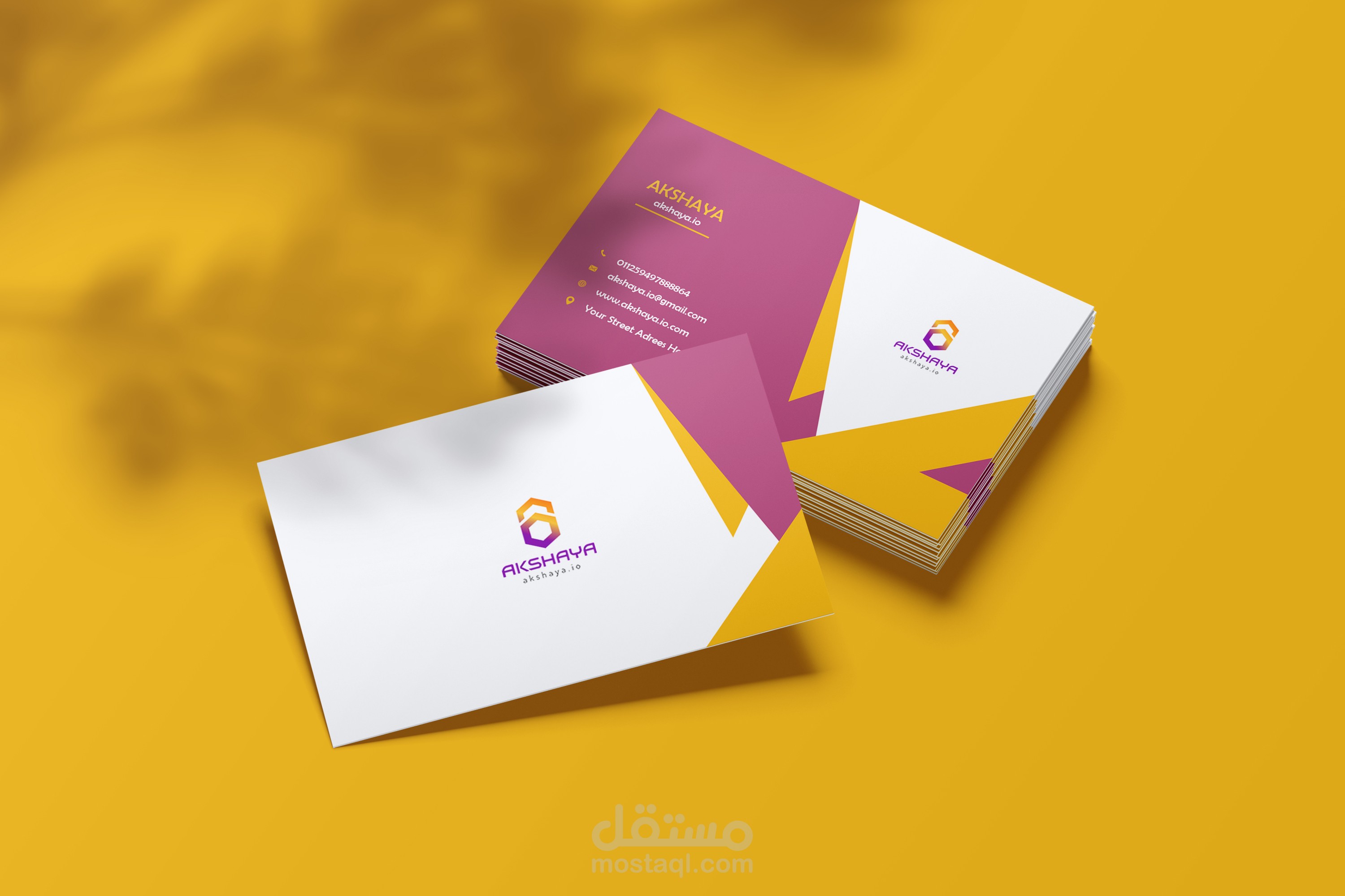 بطاقة اعمال(business _card)