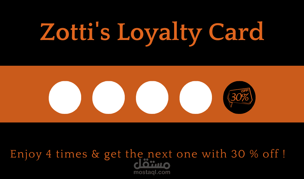 Loyalty Card for Restaurant