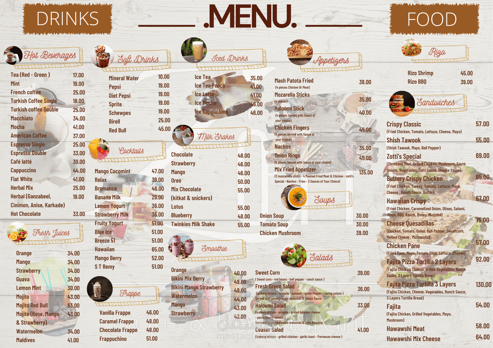 Restaurant Menu